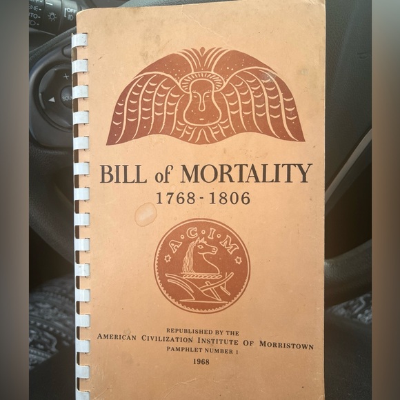 New Jersey Bill of mortality - Picture 1 of 5